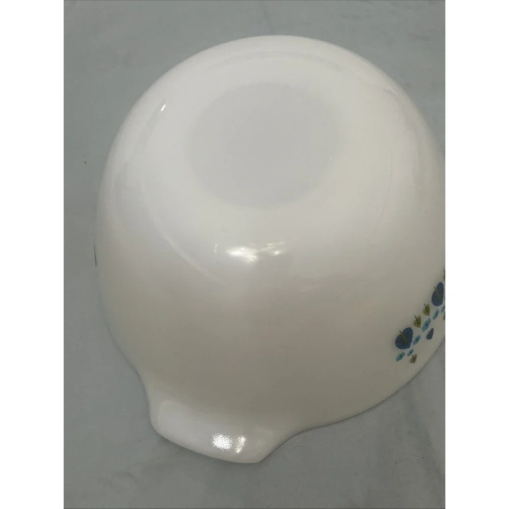 Vintage Fire King Swiss Alpine Milk Glass Mixing Bowl